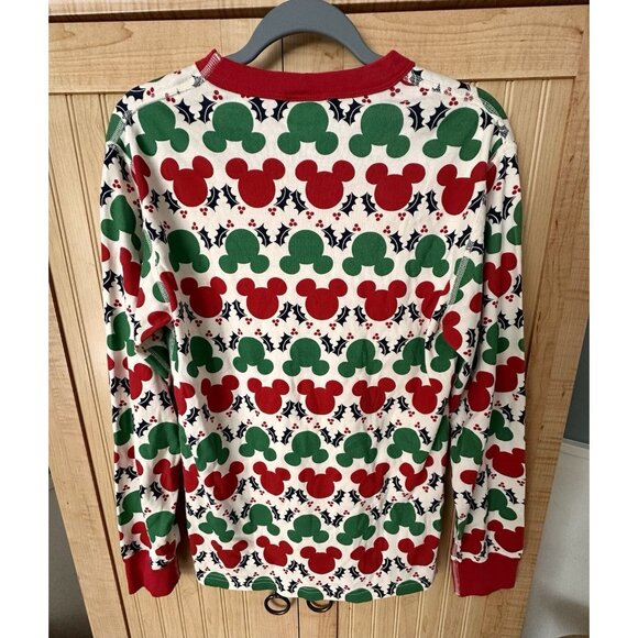 Hanna Andersson Women's Disney Mickey Mouse Long John Pajamas PJ Top Size Small - Picture 6 of 7